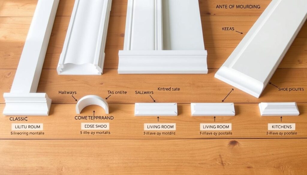 Types of shoe molding and their applications
